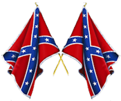 Crossed Confederate Flags